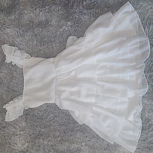 New Collection White mini dress